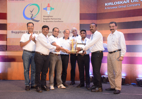 Supplier Quality Improvement  Award  by KOEL 2016